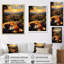 «French Vineyard Symphony Pointillism III», art mural sur toile-1497888555-1497888553