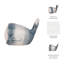 Baleine bleue, bleu / blanc-856768354