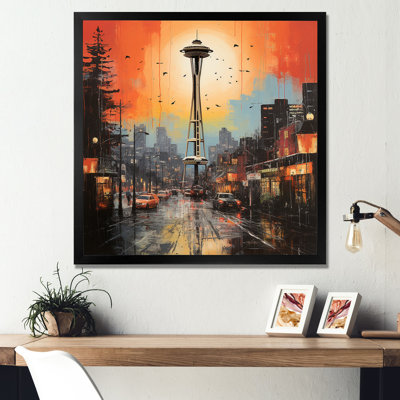 Pop Art Seattle City View - Seattle Wall Art