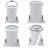 YYBSH Portable Non-Electric Laundry Dehydrator with Foot Pedal & Drain Hose-93662877
