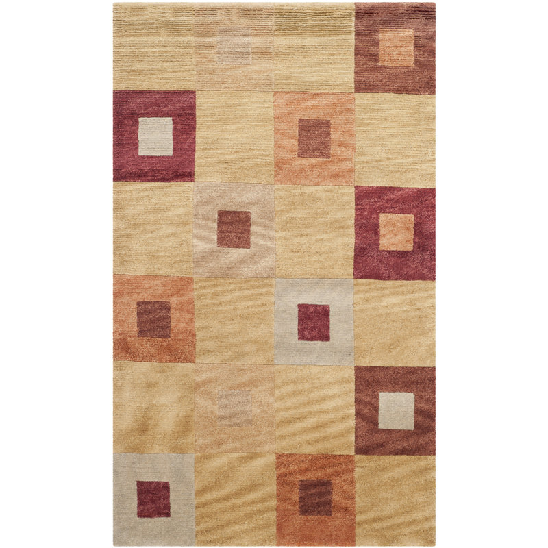 Tapis beige / brun Elikai, Rectangle 9 pi x 12 pi