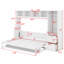 Lit escamotable Murphy avec placard et tiroirs-1638635025