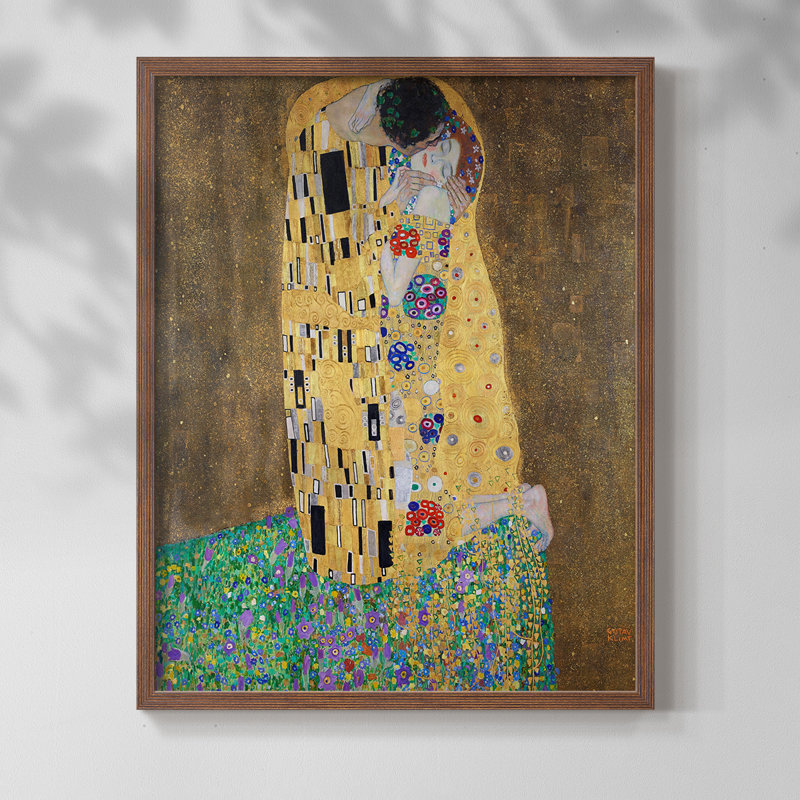 Gustav Klimt II, H 14 po x l 11 po, Noyer