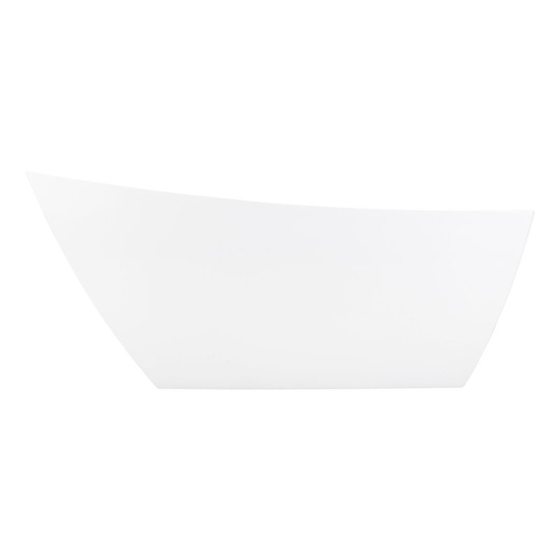 Glendora 67" Freestanding Soaking Acrylic Bathtub
