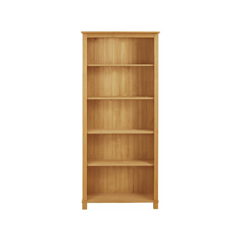 Abhijeet 171cm H x 77cm W Standard Bookcase, Brown
