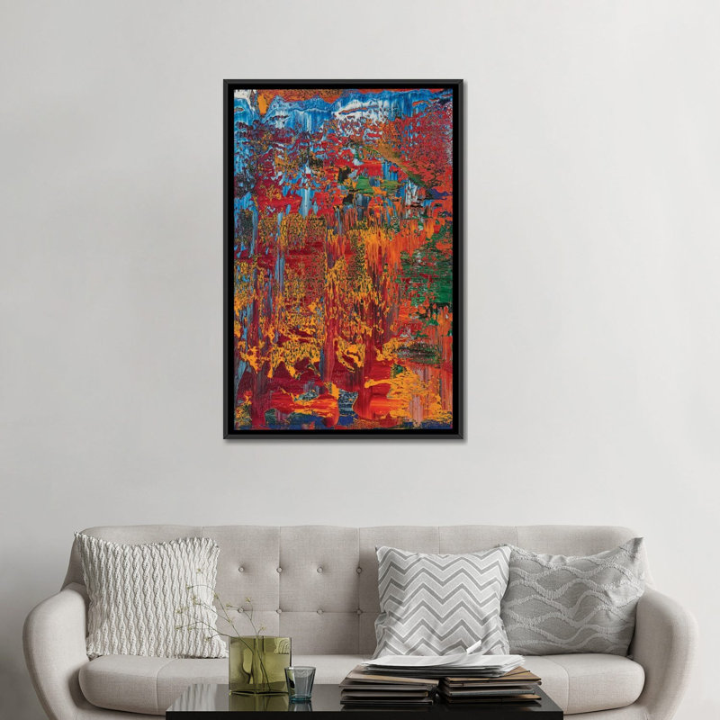 « brit black », impression sur toile, H 26 po x l 18 po x P 1,5 po, Toile avec cadre noir