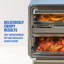 Four à friteuse à deux portes PowerXL SmartSynx, cuire différents aliments en même temps, 10 fonctions de cuisson: cuire, griller, rôtir et rôtir, acier inoxydable