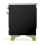 Cuisinière à induction 36 pouces avec 6 éléments à induction en noir brillant (garniture laiton) de la série Majestic III-124828878-124828848