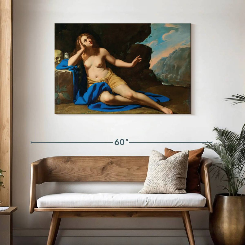 Adella Mary Magdalene In Ecstasy 1654, 30" H x 45" W