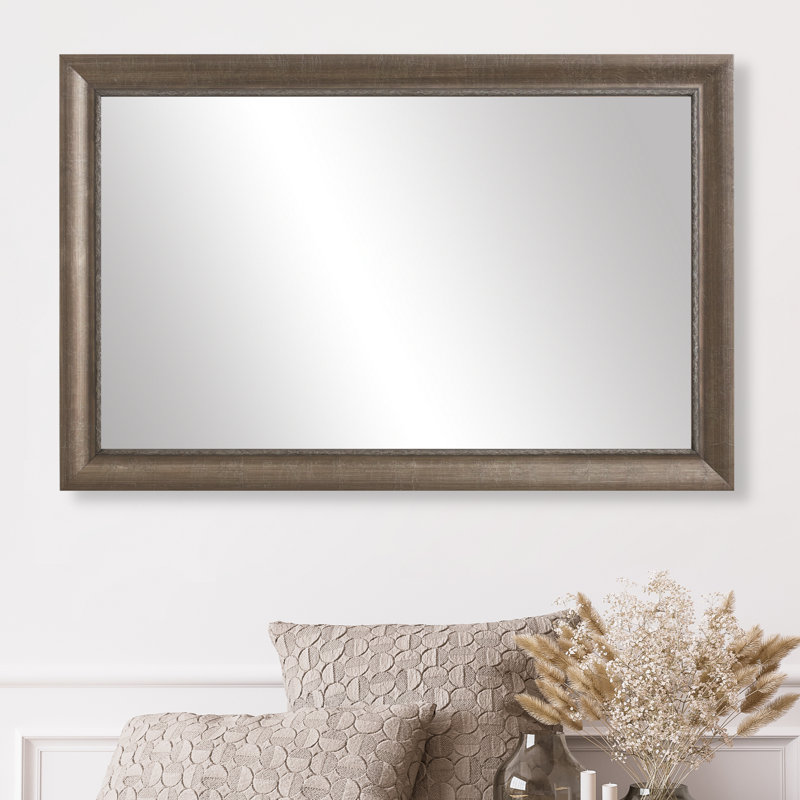Miroir de salle à manger Ventura, Étain antique, 30 po x 40 po