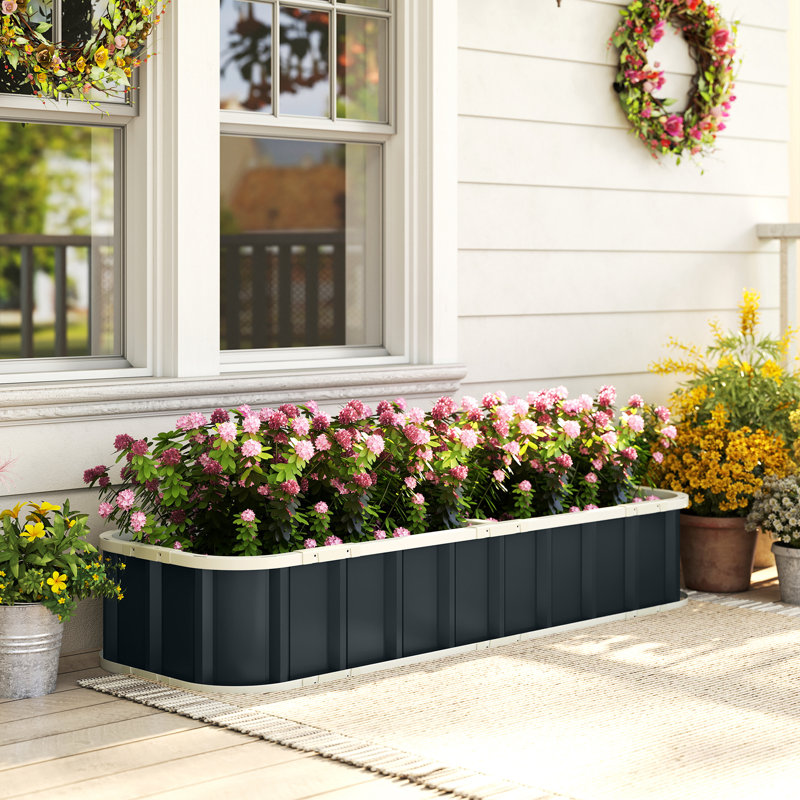 Raised Garden Bed, 31cm H x 165cm W x 52cm D