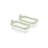Lékué Air Fryer Dual Rectangular Glass Dishes, Set of 2