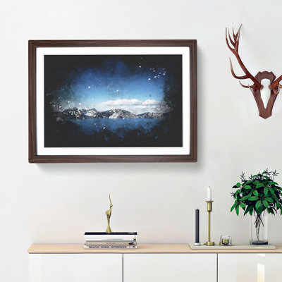 Crater Lake in Oregon - Framed Print