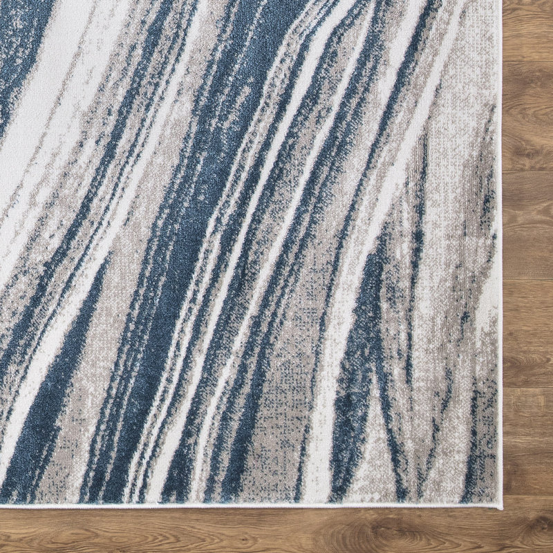 Petaluma Striped Indoor Rug, Rectangle 5'3" x 7'3"