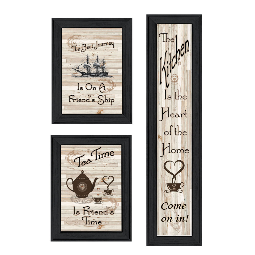 The Kitchen Collection II 3-Piece Vignette Framed Wall Art for Home Décor by Millwork Engineering August Grove® 