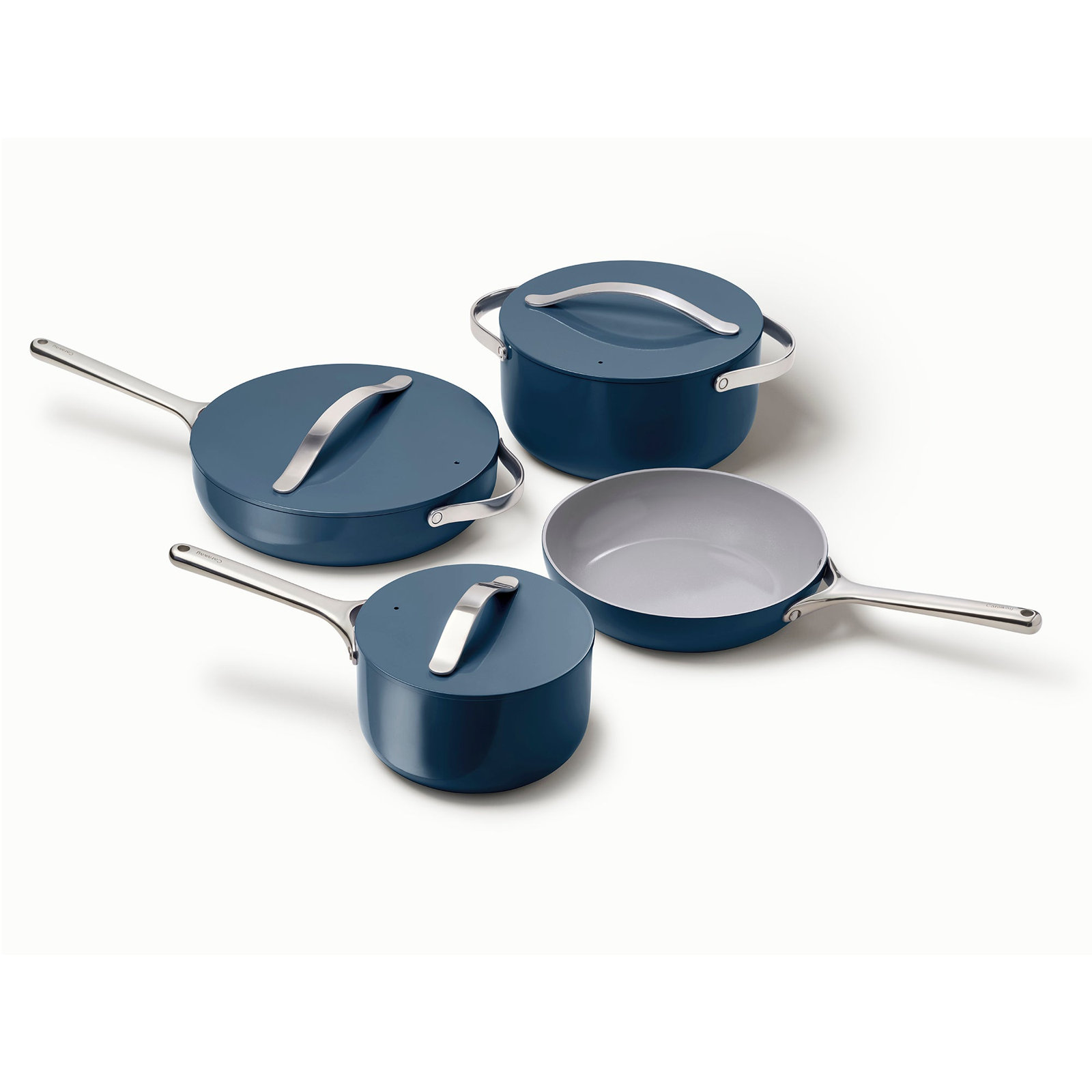 Caraway Ceramic Non-Stick Cookware Set, Navy
