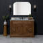 Meuble-lavabo simple 49 po avec plateau en quartz blanc Rhaelen-112249817-124505631