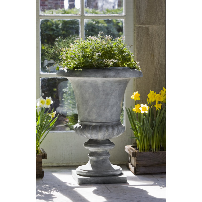 Morganna Lite Handmade Planter, Lead Lite