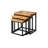 Jerie Solid Wood Top 3-Piece Nesting Tables
