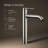 Components Single-Handle Bathroom Sink Faucet-96342253