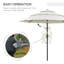 Parasol de marché d'extérieur 3 niveaux Granberry-742988438