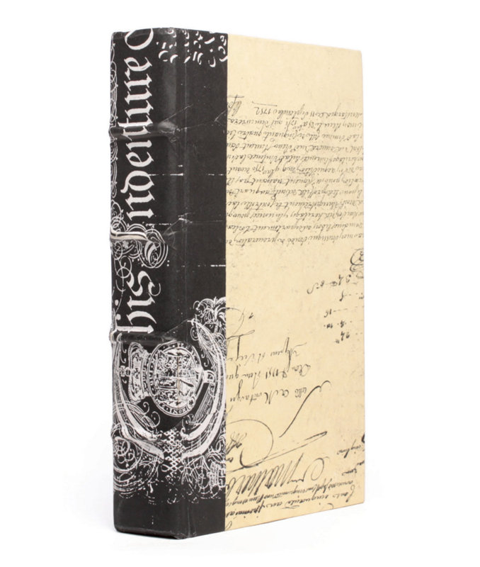 Livre décoratif Briannah noir / beige