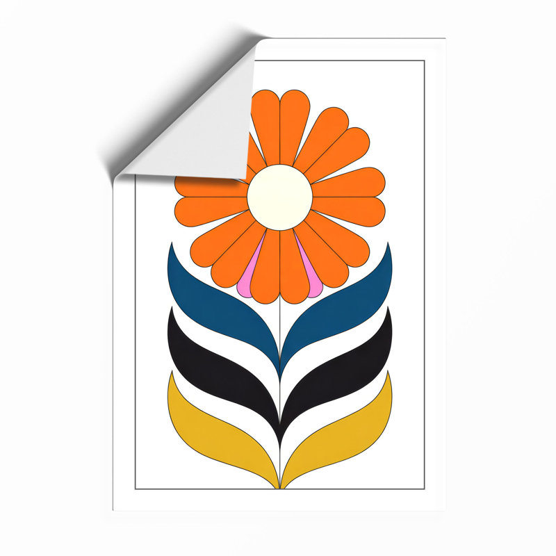 Bloom Geometric - Framed Print, Unframed, A1 - 84.1 x 59.4 cm