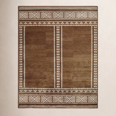 Riviera Handmade Brown Rug