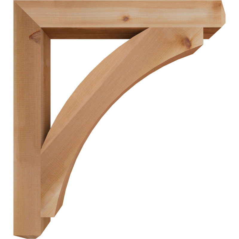 Support pour artisan Thorton, Cèdre rouge de l'Ouest (lisse), H 36 po x l 4 po x P 32 po