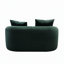 Courbé foncé 67,24 po, coussins à ressorts ensachés, 3 coussins décoratifs, aucun assemblage, récupération rapide de la forme, extension rapide pour les petits espaces