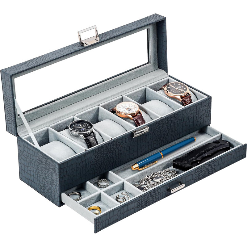 Watch Box +, Cobalt Blue