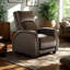 Fauteuil inclinable en cuir Venus Zero Gravity-50481522-50481165