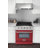 KUCHT Professional 30 in. 4.2 cu. ft. Propane Gas Range with Sealed Burners and Convection Oven in Stainless Steel with Red Oven Door-94094665-50147959