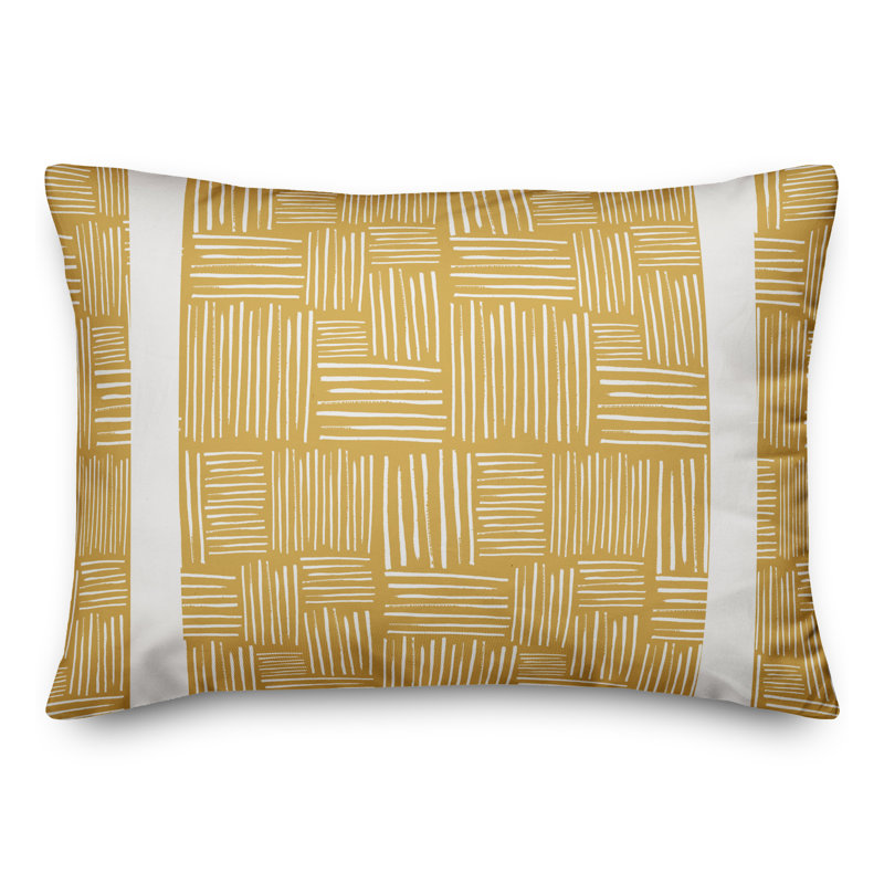  Crosshatch Rectangular Pillow Cover & Insert