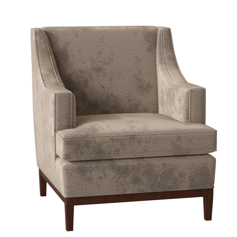 Cardiff Armchair, Grayson Navy, Burnished Brown