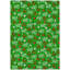 Tapis lavable intérieur/extérieur 90 x 150 cm vert, blanc et rouge « Ho Ho Ho »