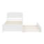 Lit plate-forme avec lit gigogne-359531896
