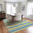 Kinslee Washable Striped Indoor / Outdoor Rug-1737556466