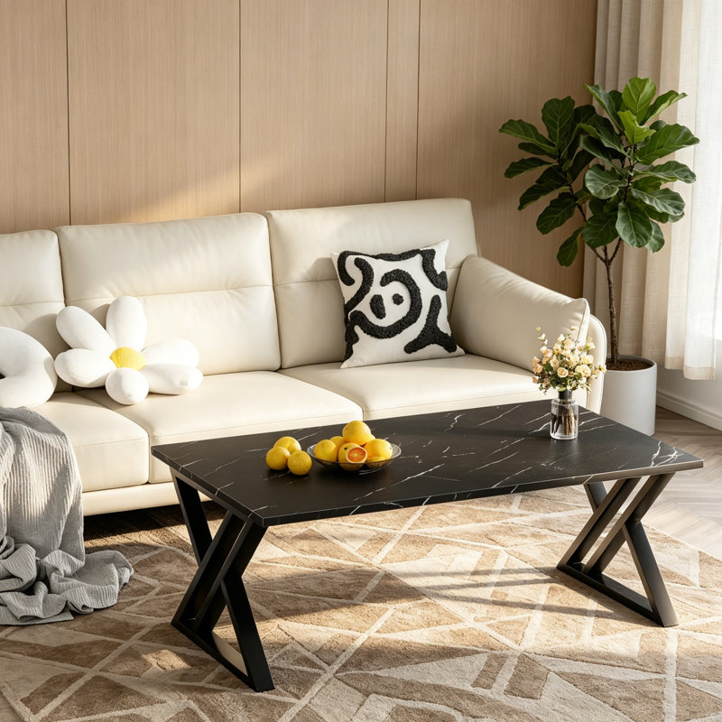 Coffee Table, Black, Black, Black