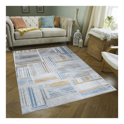 Tapis multicolore 2 pi 7 po x 7 pi Nova