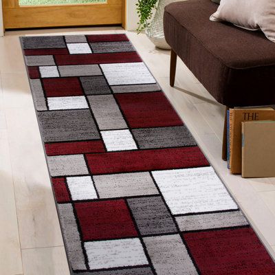 Carius Performance Floral Gray/Blue/Black/White Area Rug – Modern Floral Design, Living Room, Bedroom, Dining Room, Durable & Easy to Clean Carpet
