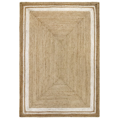 Leann Solid Colour Hand Woven Area Rug