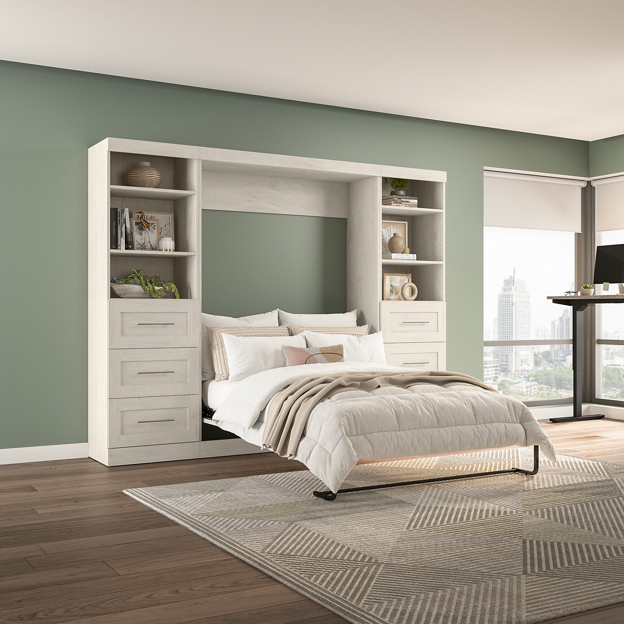 Wade Logan® Arlex Murphy Bed & Reviews | Wayfair