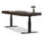 Electric Sit Stand Desk with Dual Motor and Three Drawers-1734001612