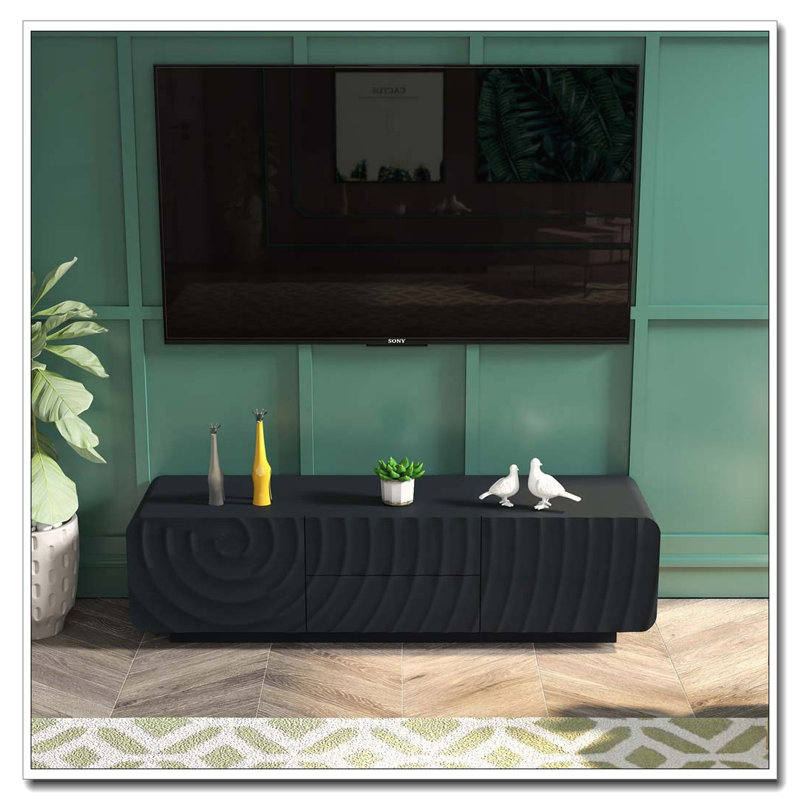 58''Tv Stand, Black