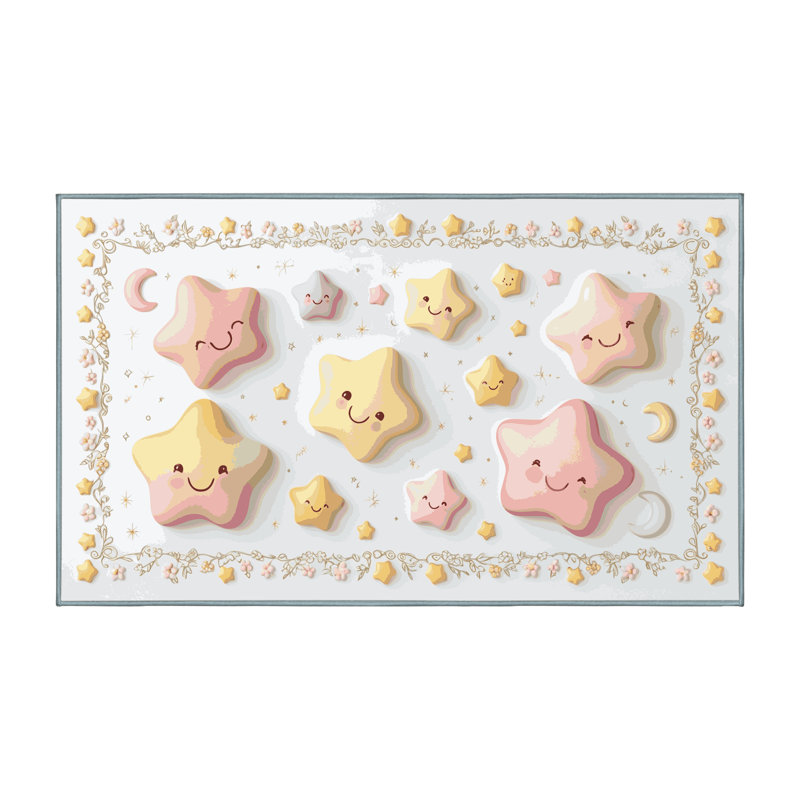 Tapis pour enfants Zoomie, Rectangle 6 pi x 9 pi