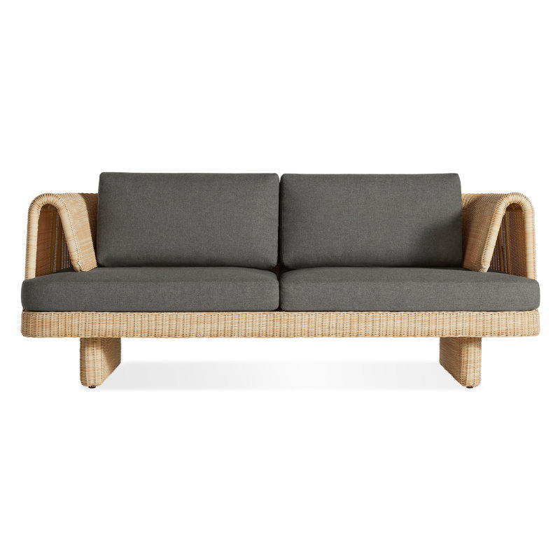 Loophole Outdoor 2 - Seat Loveseat, Gray