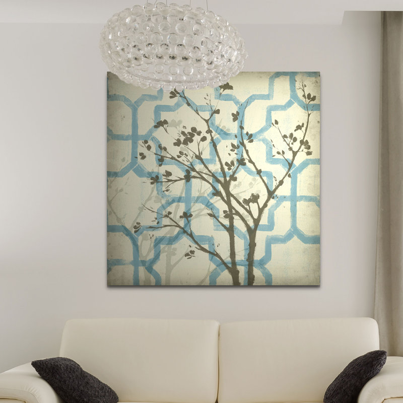 " Silhouette & Pattern II ", 48" H x 48" W x 1.5" D, Open Frame