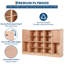 Cubes de rangement pour cubes, tablettes de garderie