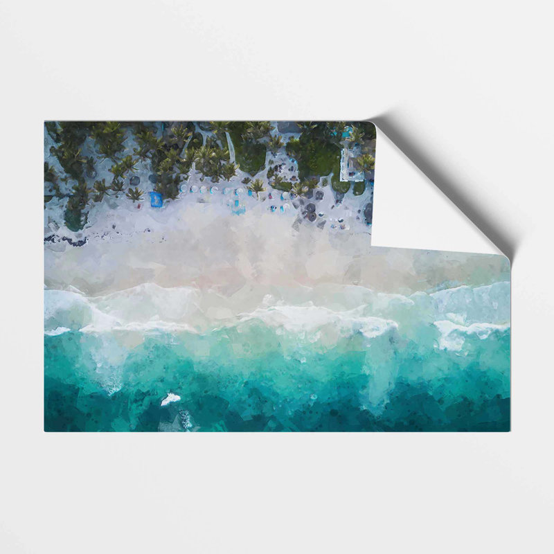 Tulum Mexico Beach - Frameless Print, 59.4 cm H x 84.1 cm W